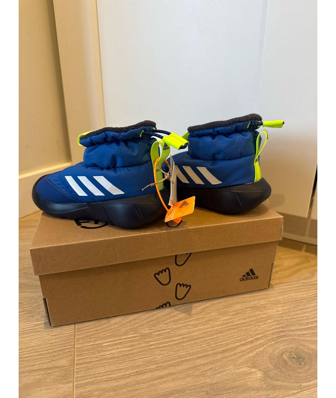 ADIDAS Синие ботинки, фото 4