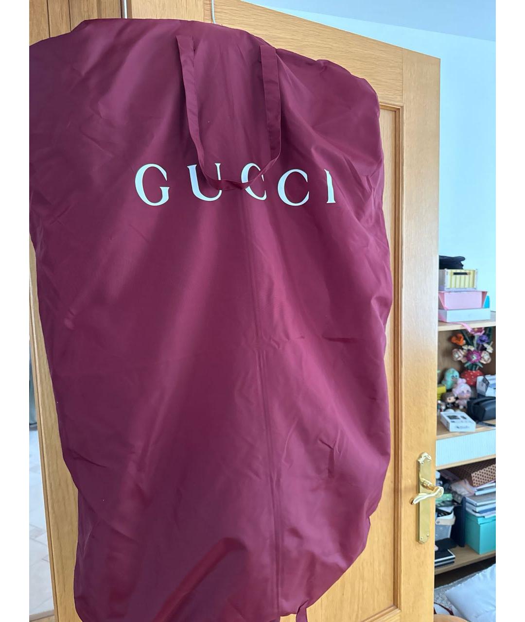 GUCCI Черное шерстяное пальто, фото 6