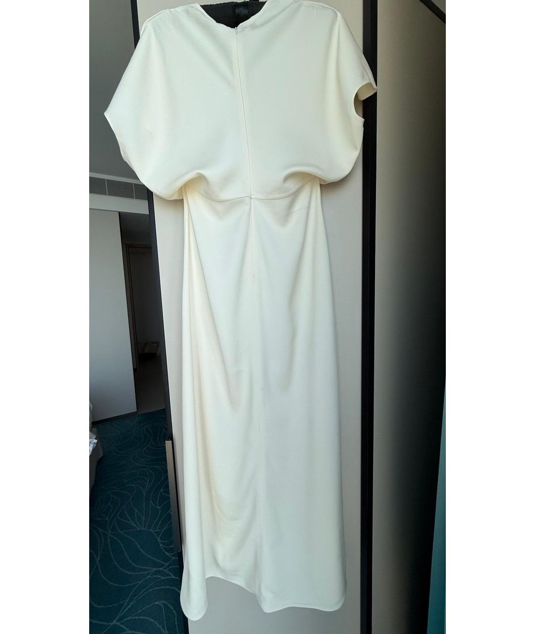 ANINE BING Белое вискозное платье, фото 7