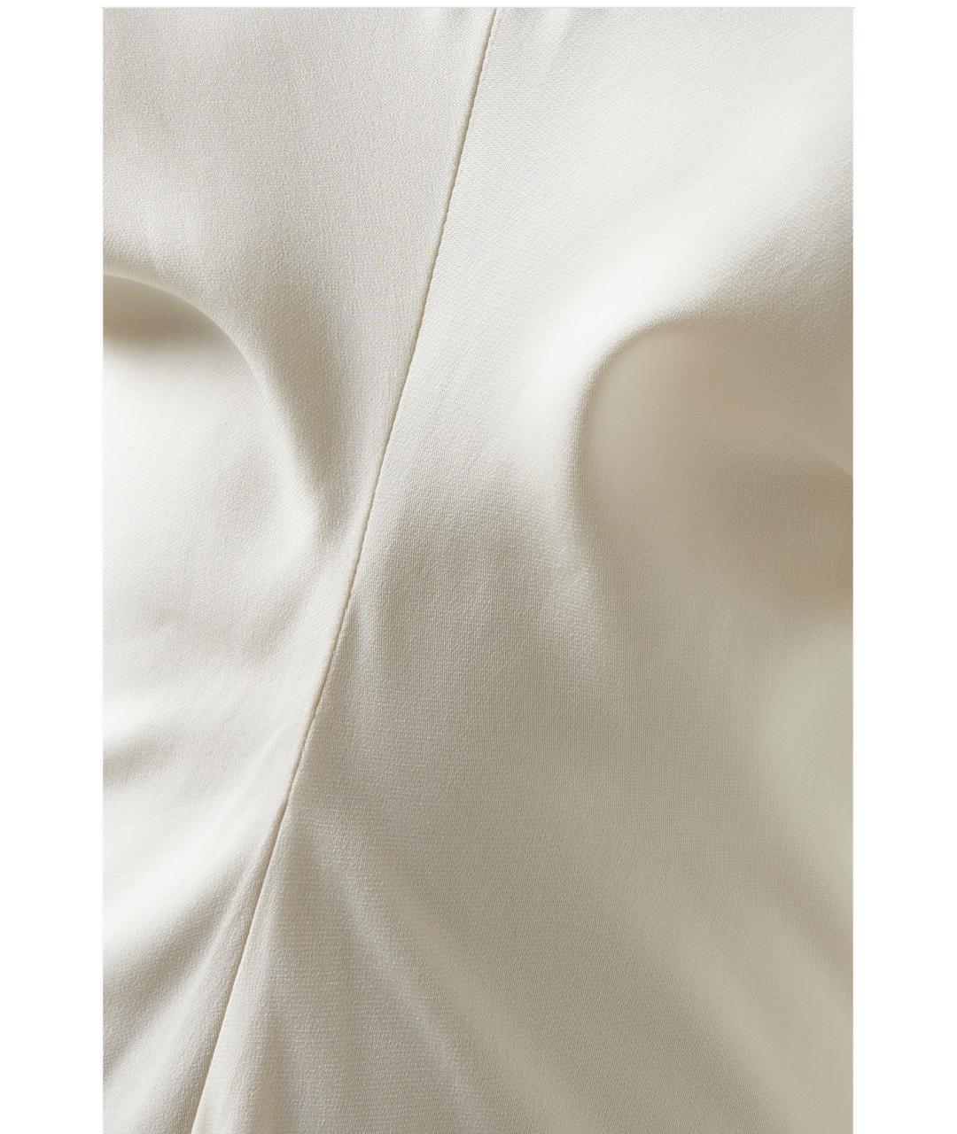 ANINE BING Белое вискозное платье, фото 6