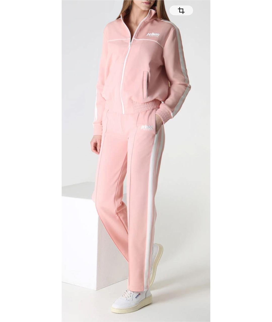 SPORTY AND RICH Розовый полиэстеровый спортивные костюмы, фото 8