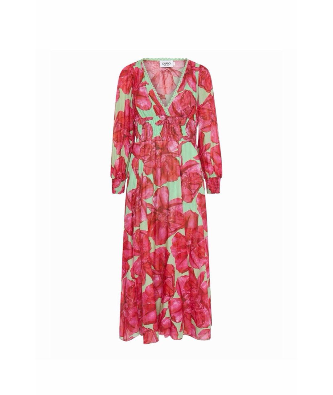 CHARO RUIZ Мульти хлопковое коктейльное платье, фото 9