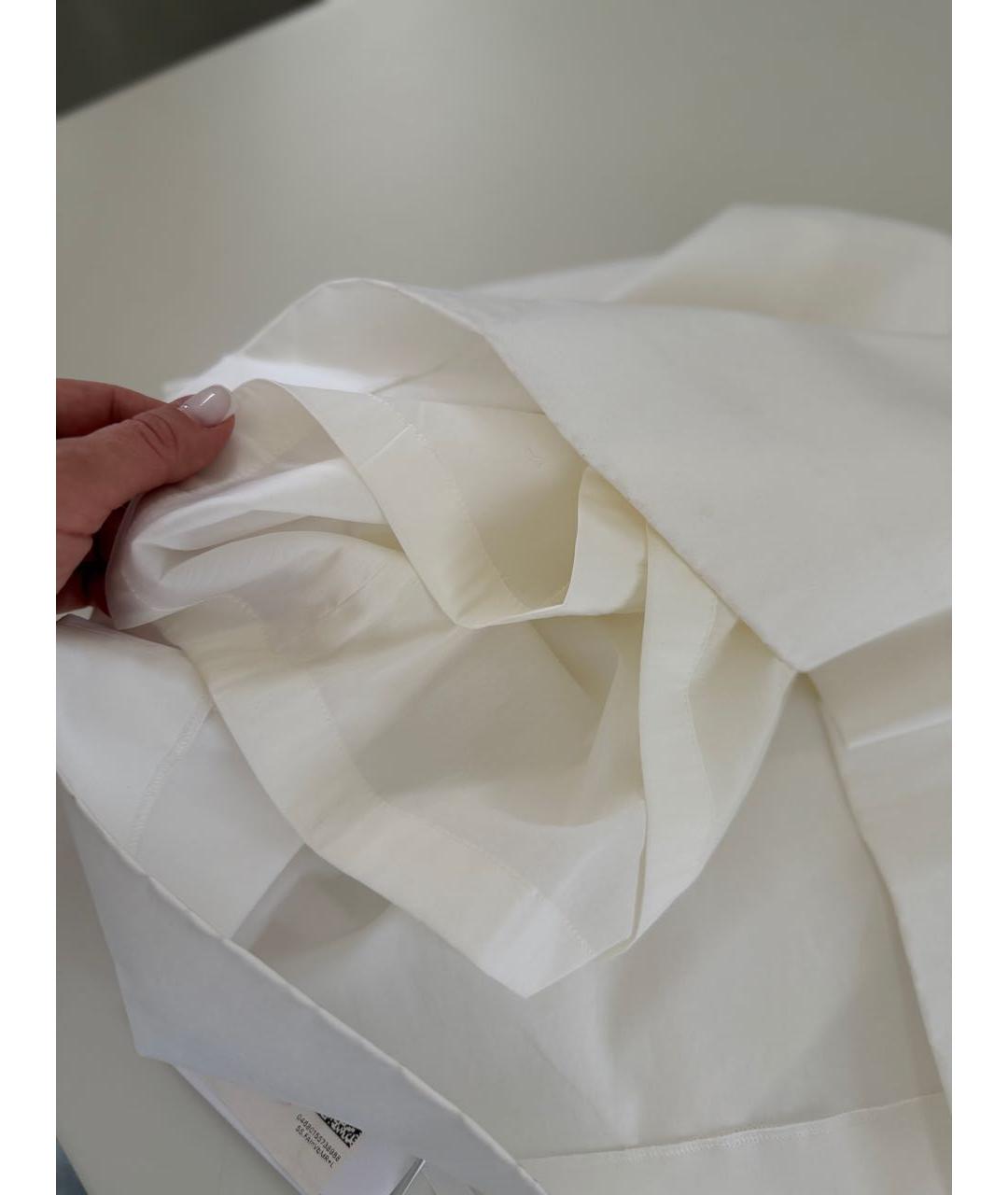 CHRISTIAN DIOR Белое хлопковое повседневное платье, фото 5
