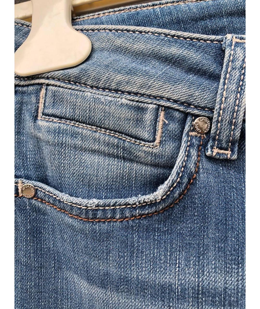 SPORT MAX CODE Хлопко-эластановые джинсы клеш, фото 6