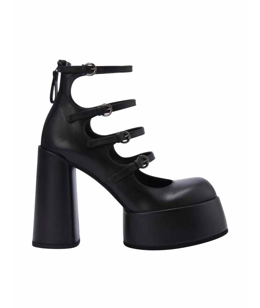 PREMIATA Черные кожаные туфли, фото 1