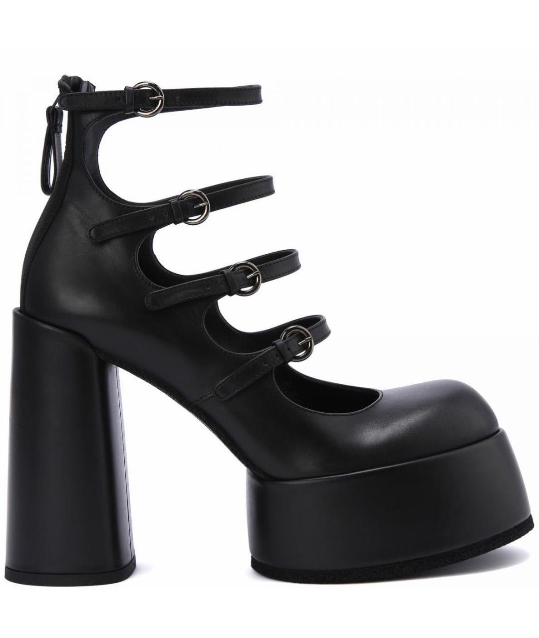 PREMIATA Черные кожаные туфли, фото 6