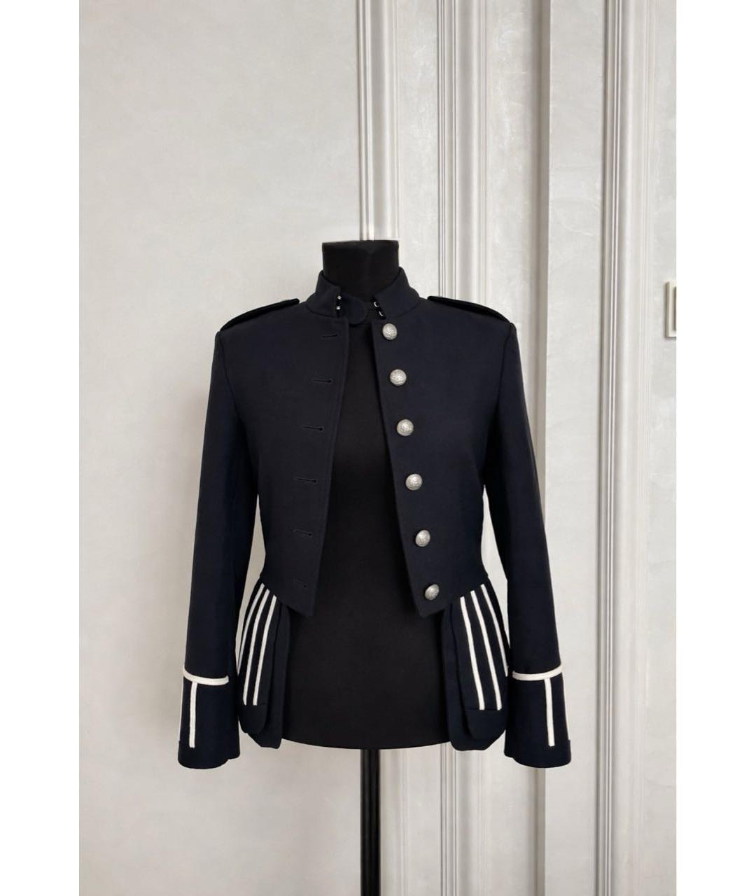 BURBERRY Черный шерстяной жакет/пиджак, фото 5