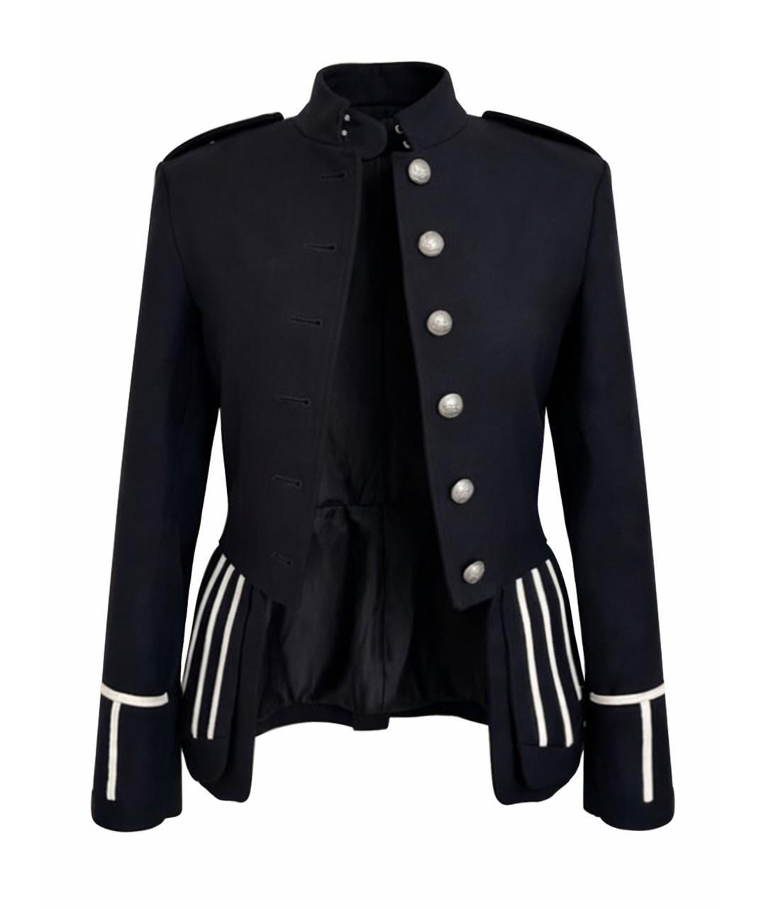 BURBERRY Черный шерстяной жакет/пиджак, фото 1