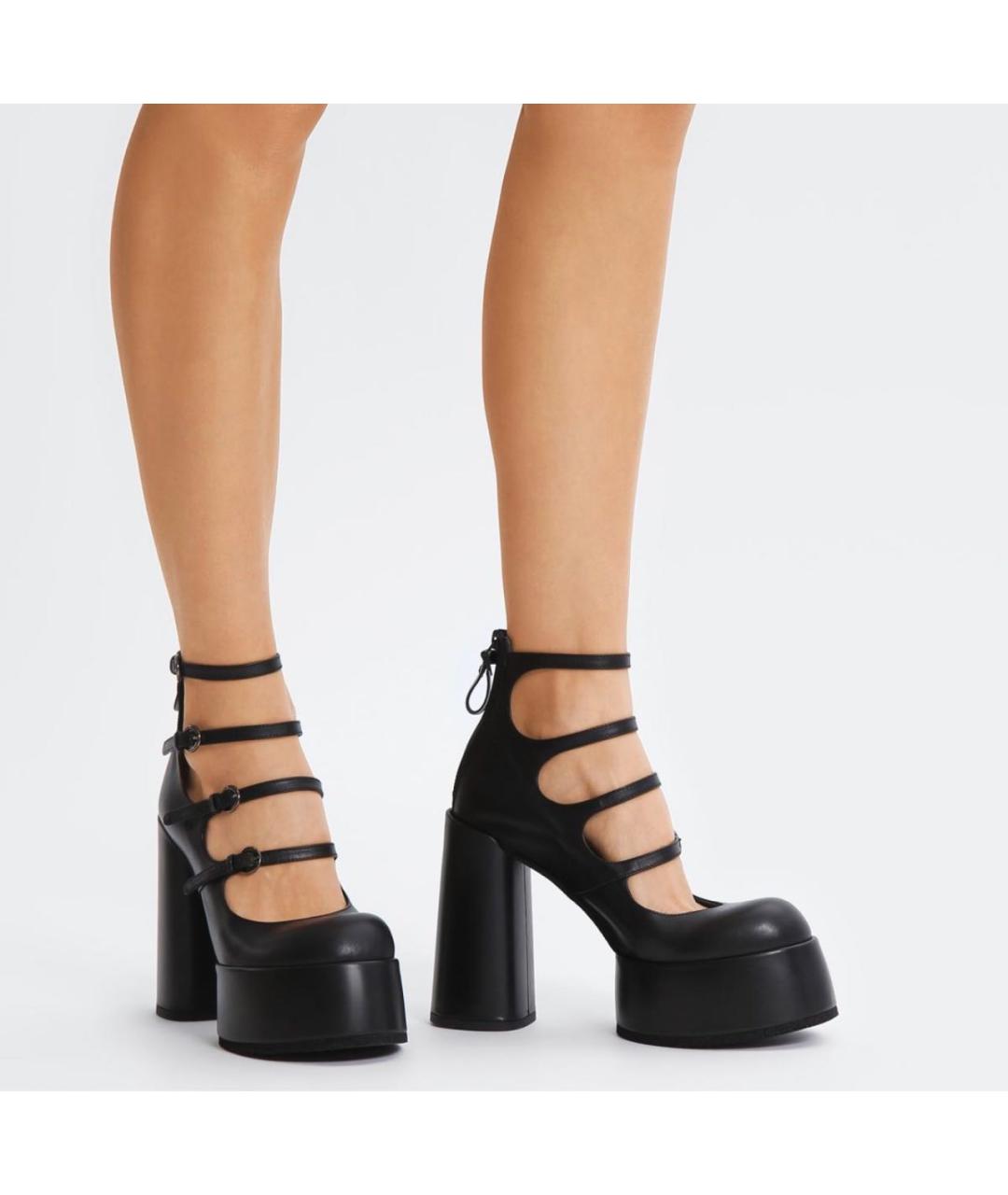 PREMIATA Черные кожаные туфли, фото 2