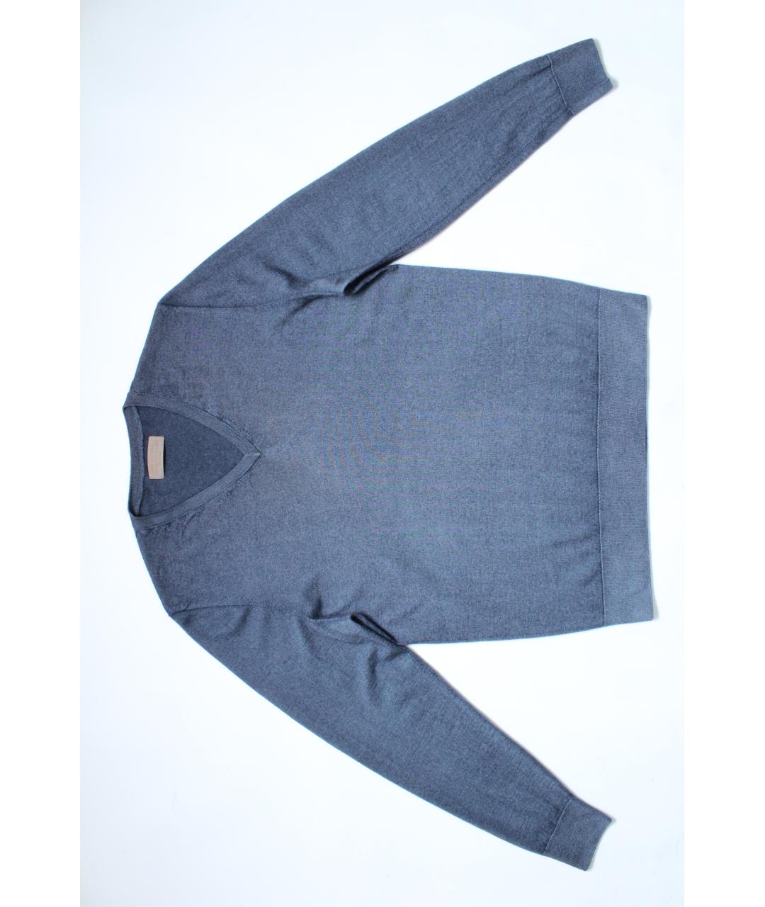 FALCONERI Синий кашемировый джемпер / свитер, фото 5