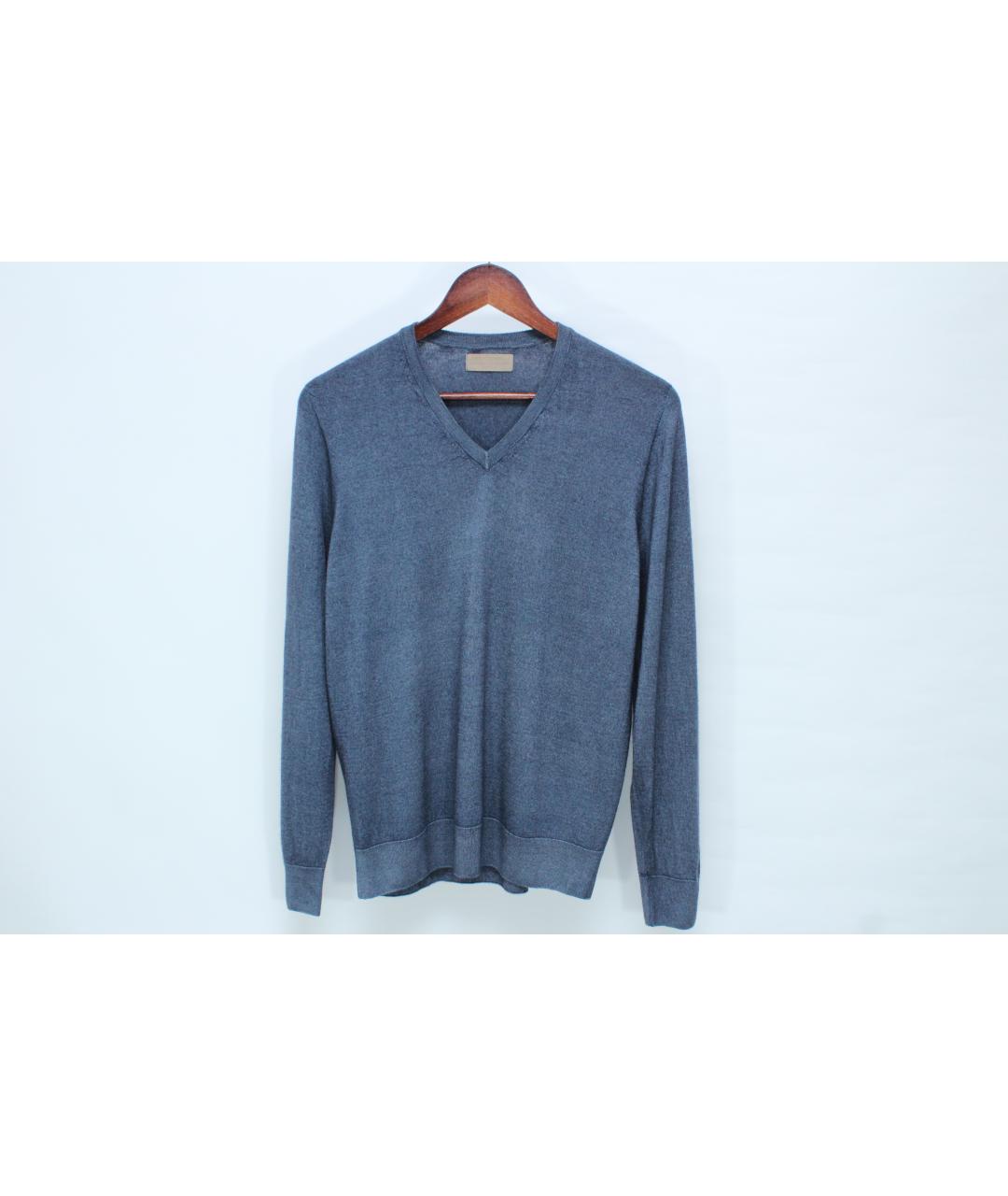 FALCONERI Синий кашемировый джемпер / свитер, фото 10