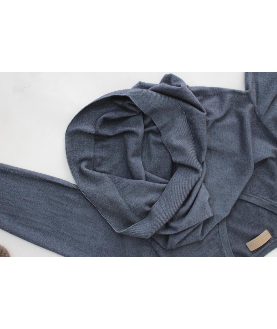 FALCONERI Синий кашемировый джемпер / свитер, фото 9