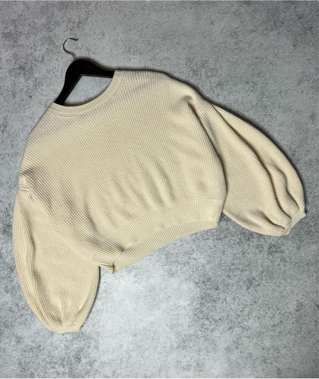 VALENTINO Бежевый кашемировый джемпер / свитер, фото 2