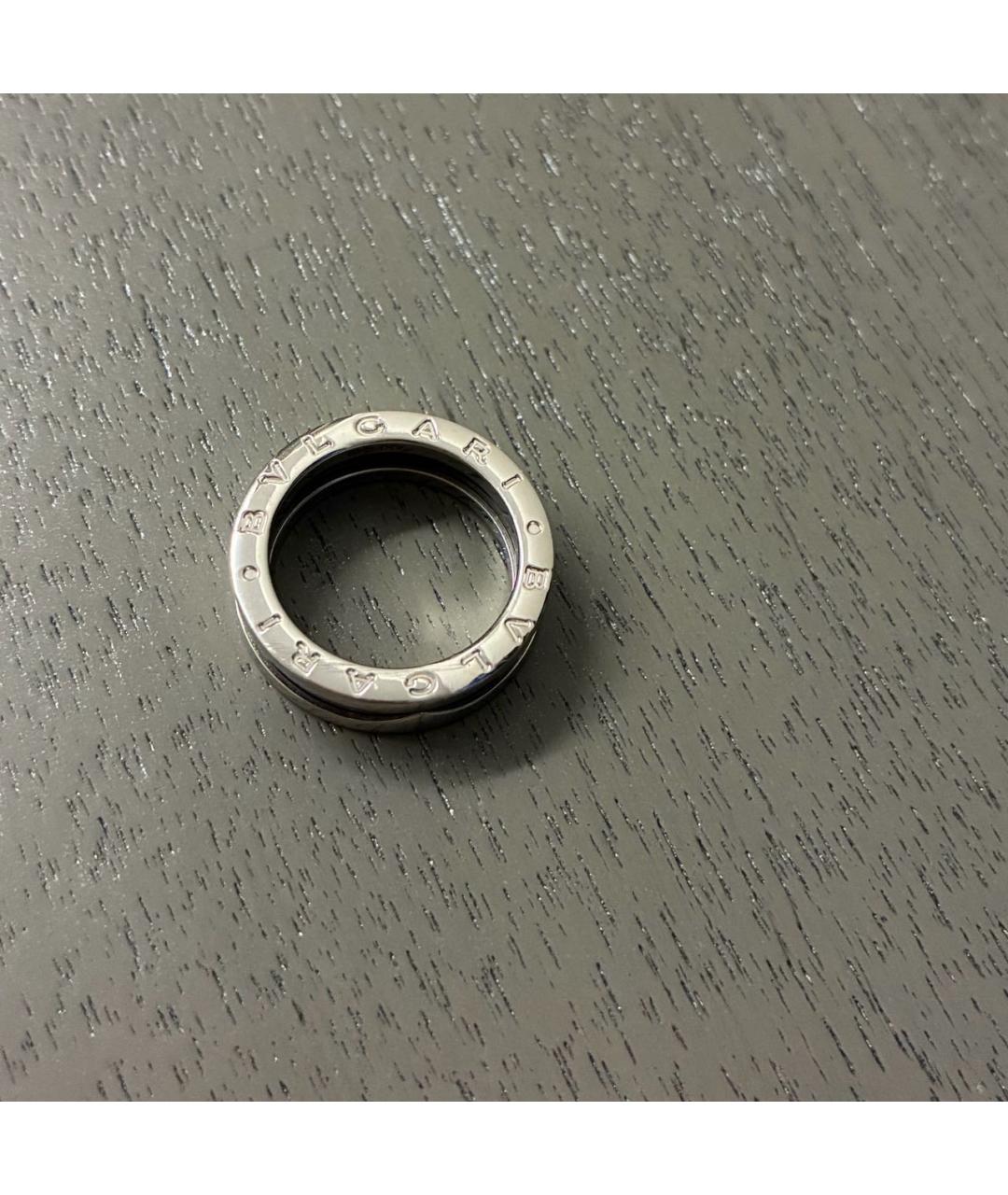 BVLGARI Черное серебряное кольцо, фото 4