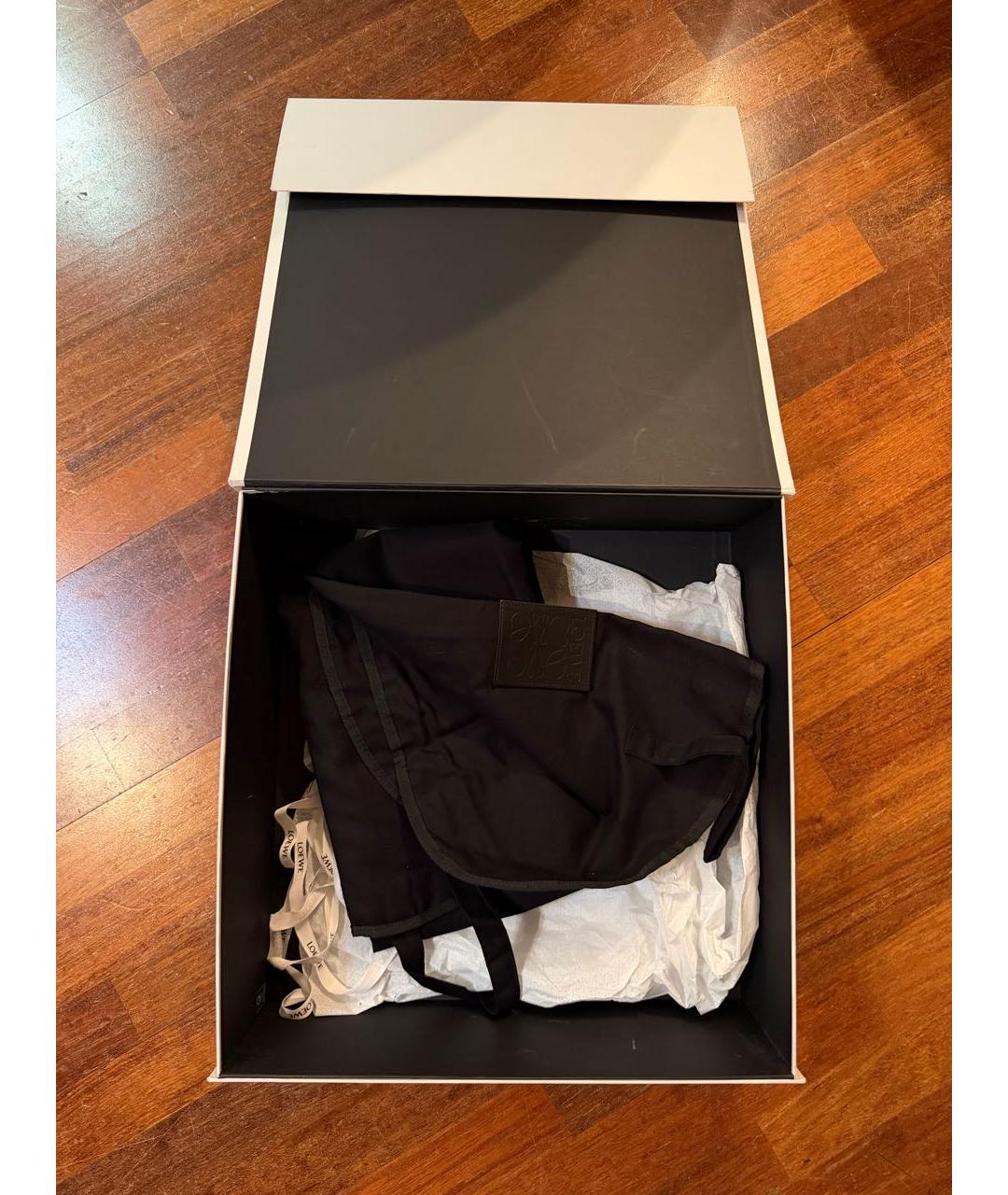 LOEWE Темно-синяя деним юбка мини, фото 8