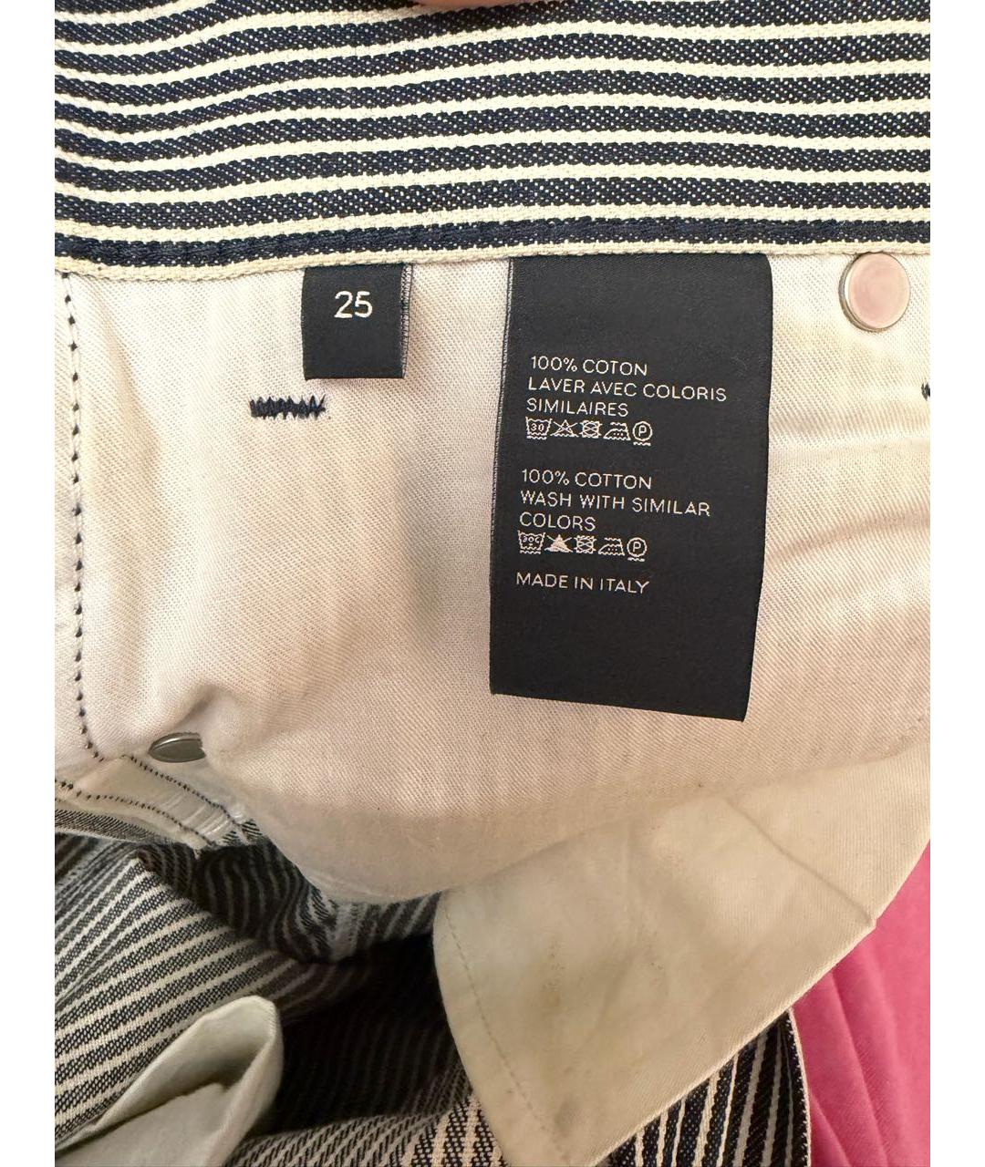 CELINE Мульти прямые джинсы, фото 6