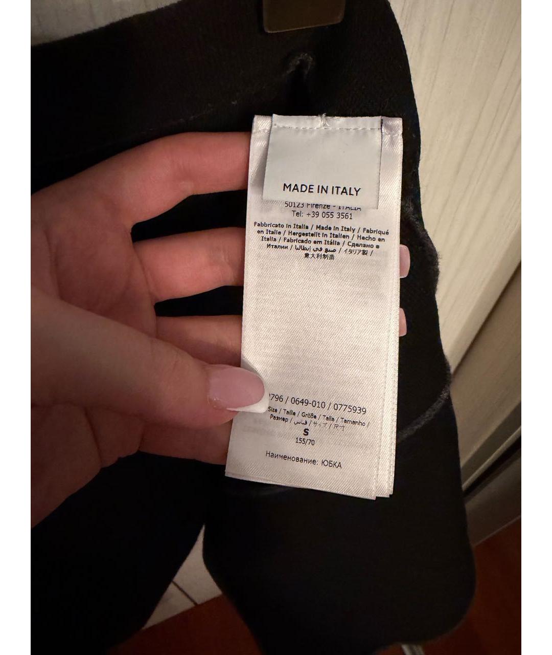 FERRAGAMO Серая шерстяная юбка мини, фото 7