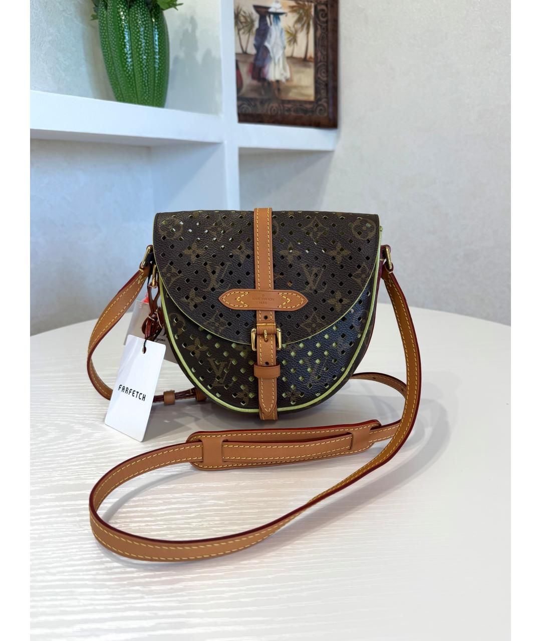 LOUIS VUITTON Коричневая сумка через плечо, фото 2