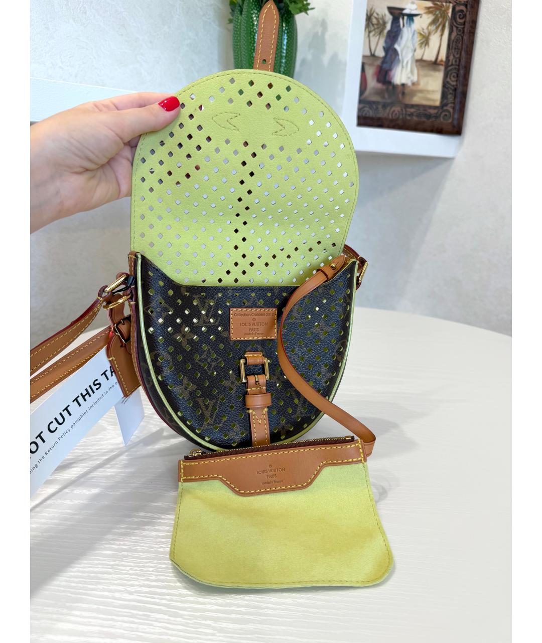 LOUIS VUITTON Коричневая сумка через плечо, фото 6