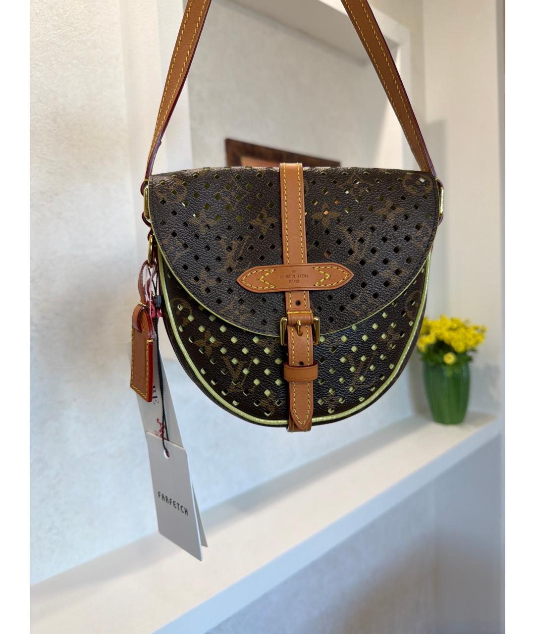 LOUIS VUITTON Коричневая сумка через плечо, фото 5
