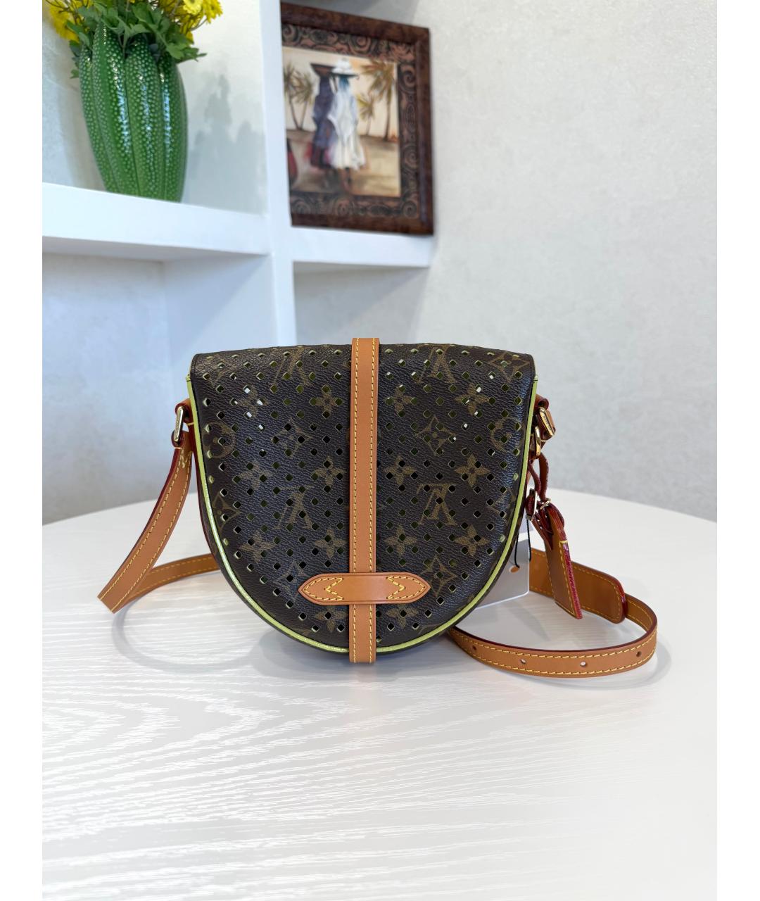 LOUIS VUITTON Коричневая сумка через плечо, фото 5