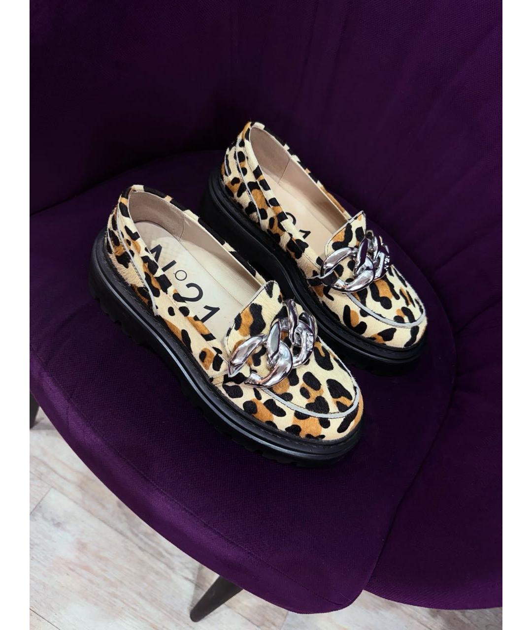 NO. 21 Мульти кожаные лоферы, фото 3