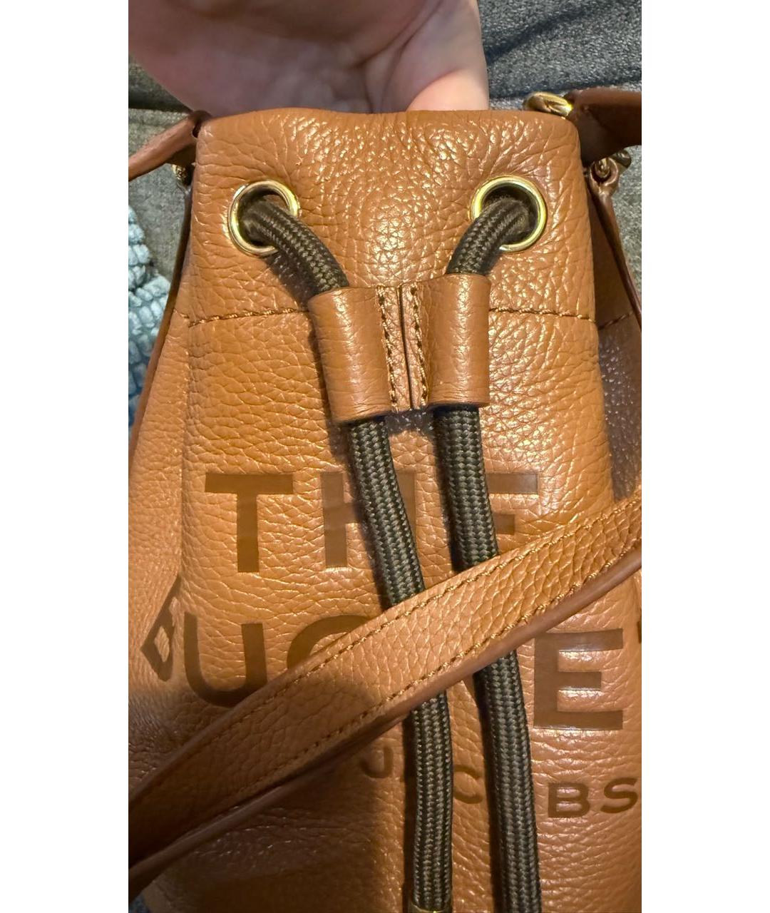 MARC JACOBS Коричневая кожаная сумка через плечо, фото 7