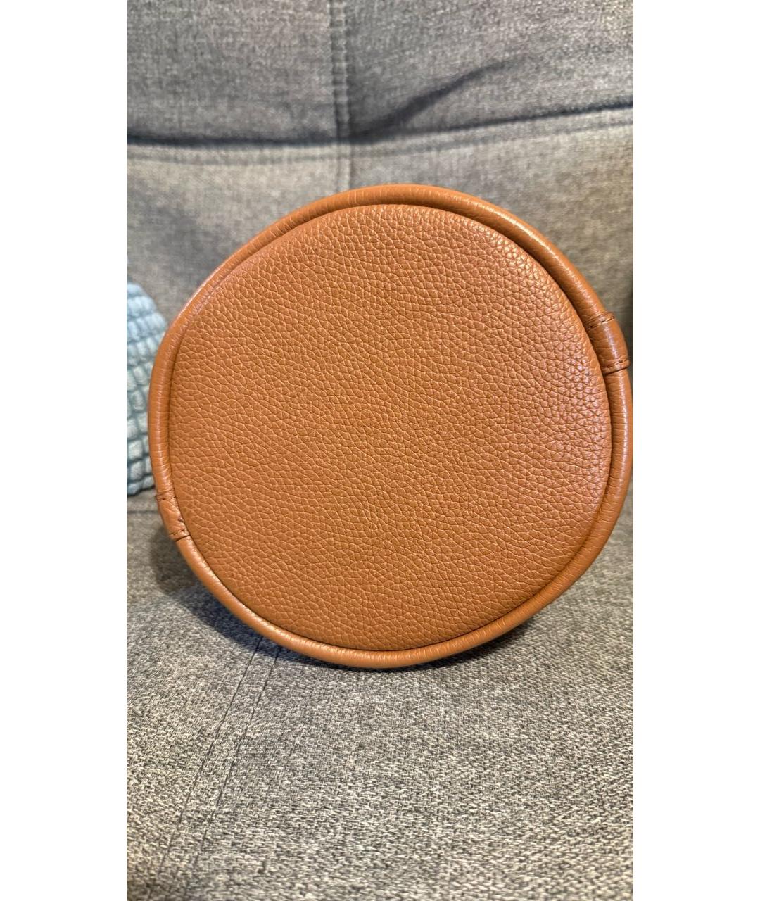 MARC JACOBS Коричневая кожаная сумка через плечо, фото 6