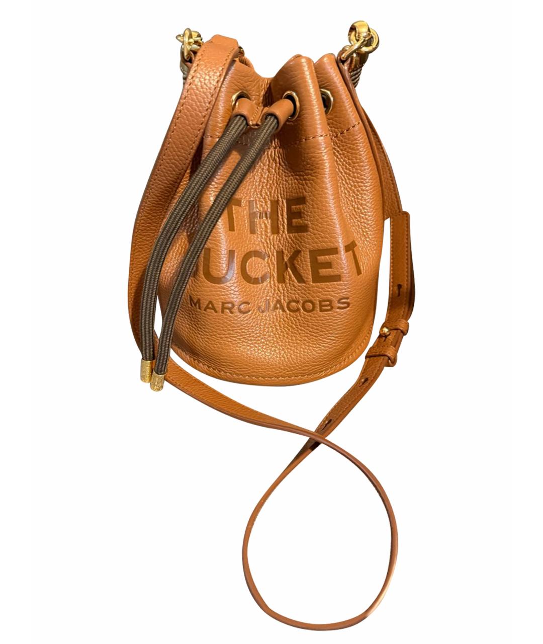 MARC JACOBS Коричневая кожаная сумка через плечо, фото 1