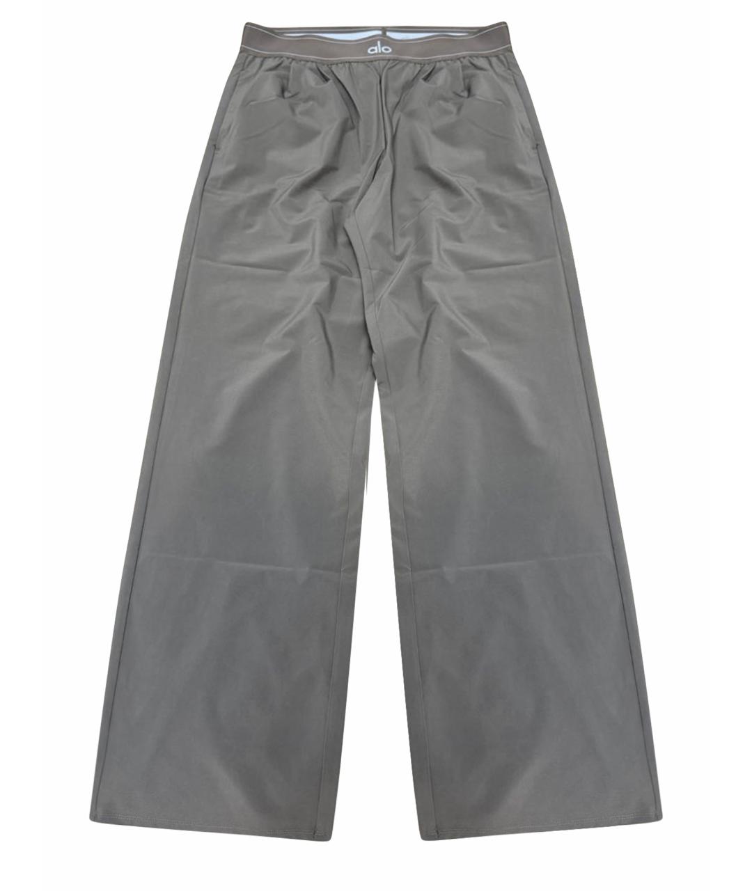 ALO YOGA Хаки прямые брюки, фото 1