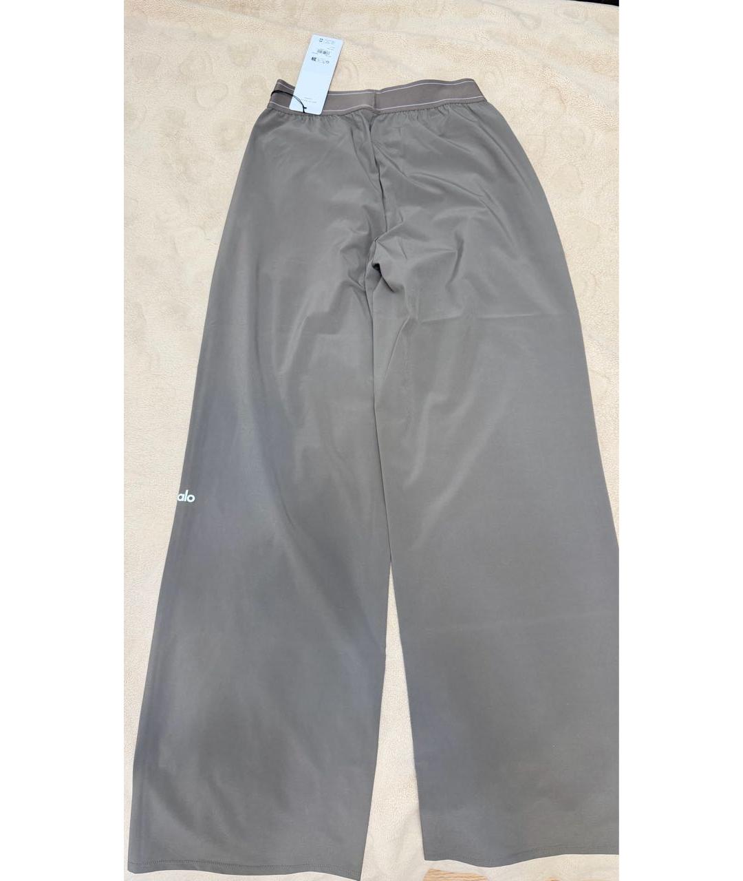 ALO YOGA Хаки прямые брюки, фото 3