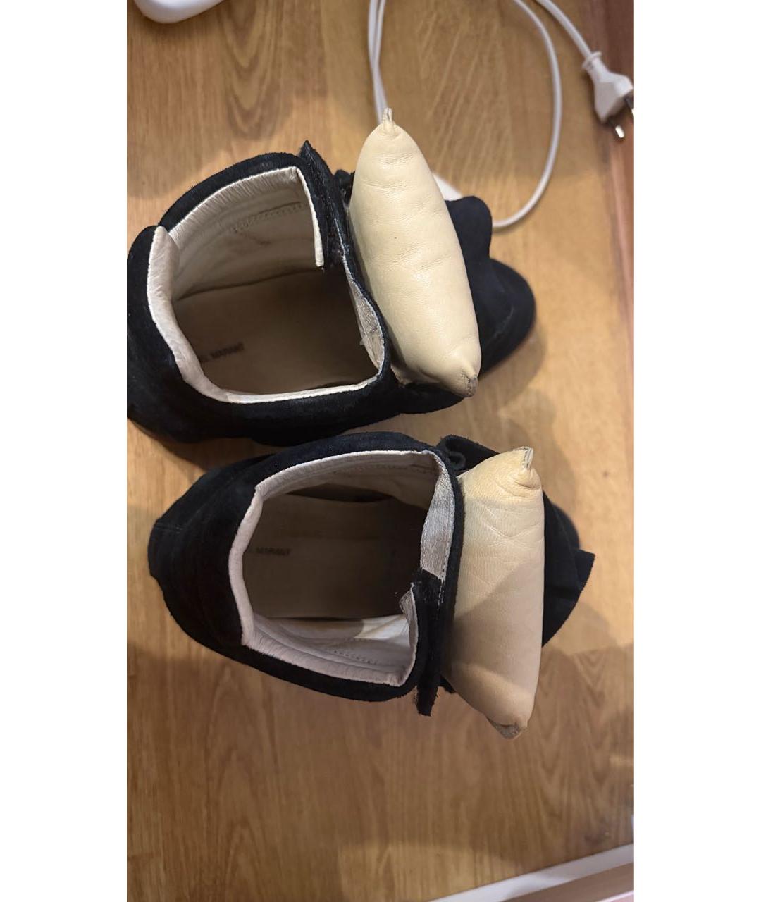 ISABEL MARANT Темно-синие замшевые кроссовки, фото 4