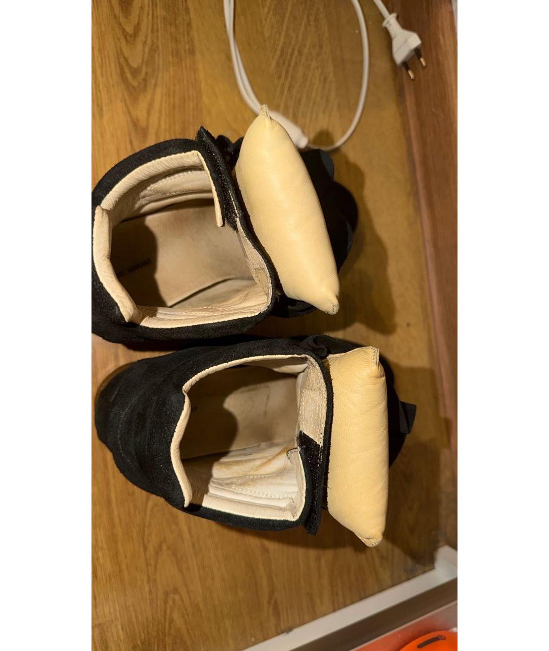 ISABEL MARANT Темно-синие замшевые кроссовки, фото 5