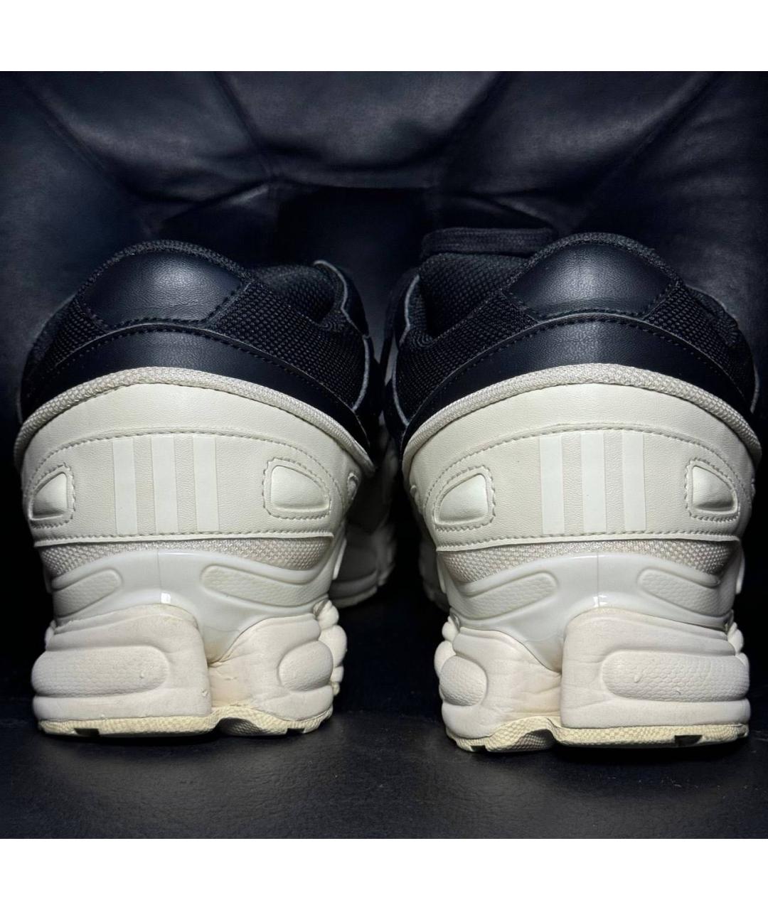 ADIDAS X RAF SIMONS Белые текстильные низкие кроссовки / кеды, фото 3