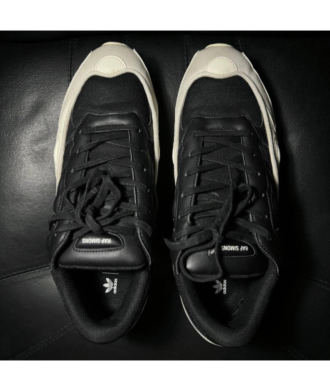 ADIDAS X RAF SIMONS Белые текстильные низкие кроссовки / кеды, фото 5