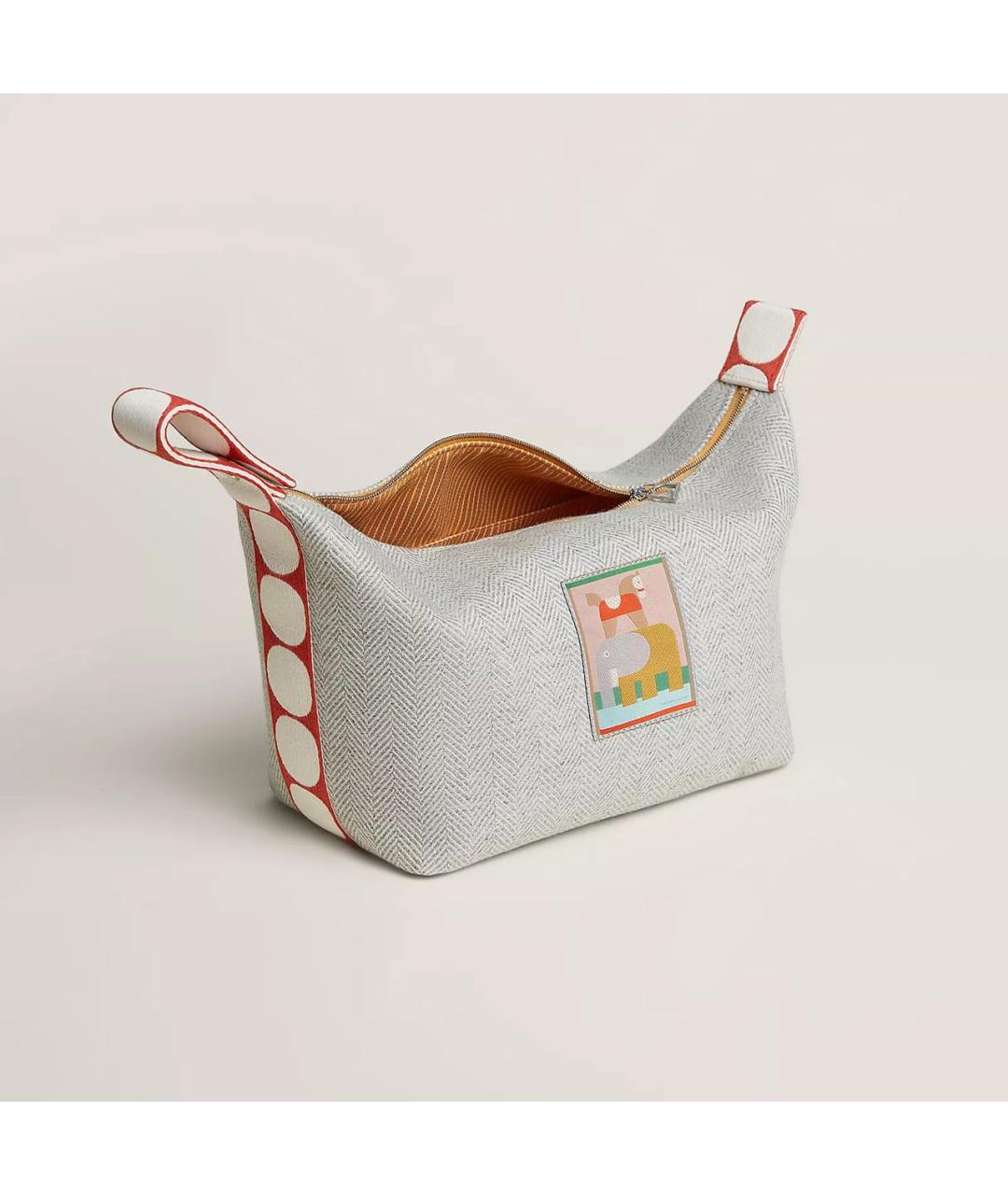 HERMES Бирюзовая косметичка, фото 7