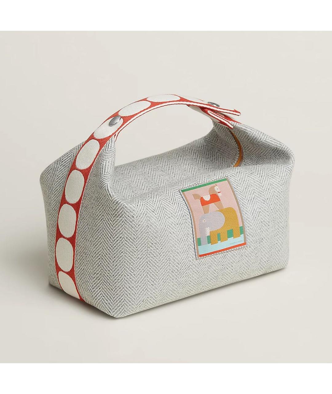 HERMES Бирюзовая косметичка, фото 8