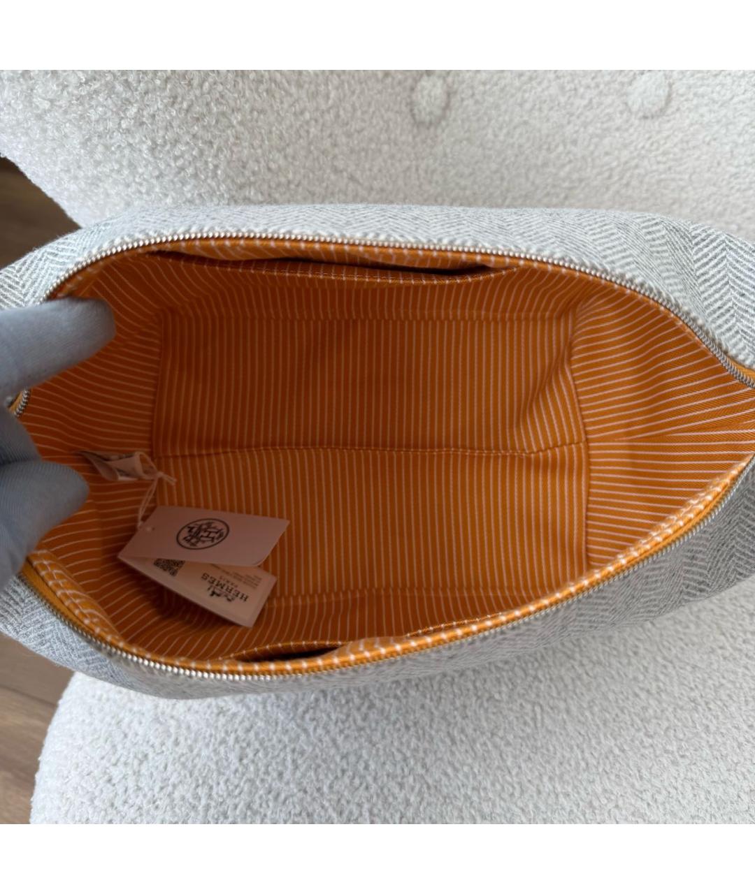 HERMES Бирюзовая косметичка, фото 5