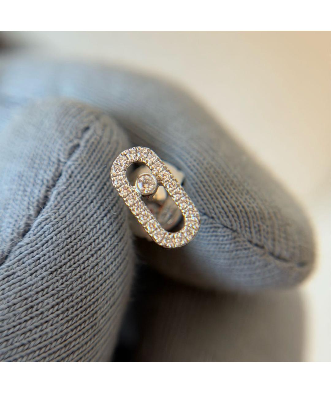 MESSIKA Серебряные серьги из белого золота, фото 4