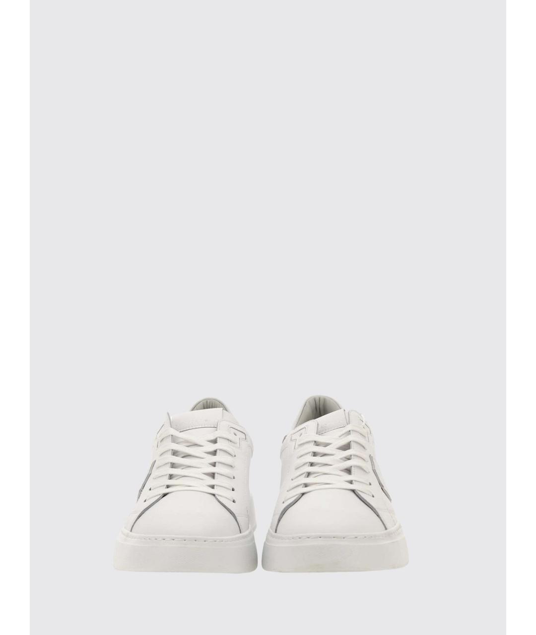 PHILIPPE MODEL Белые кожаные низкие кроссовки / кеды, фото 3