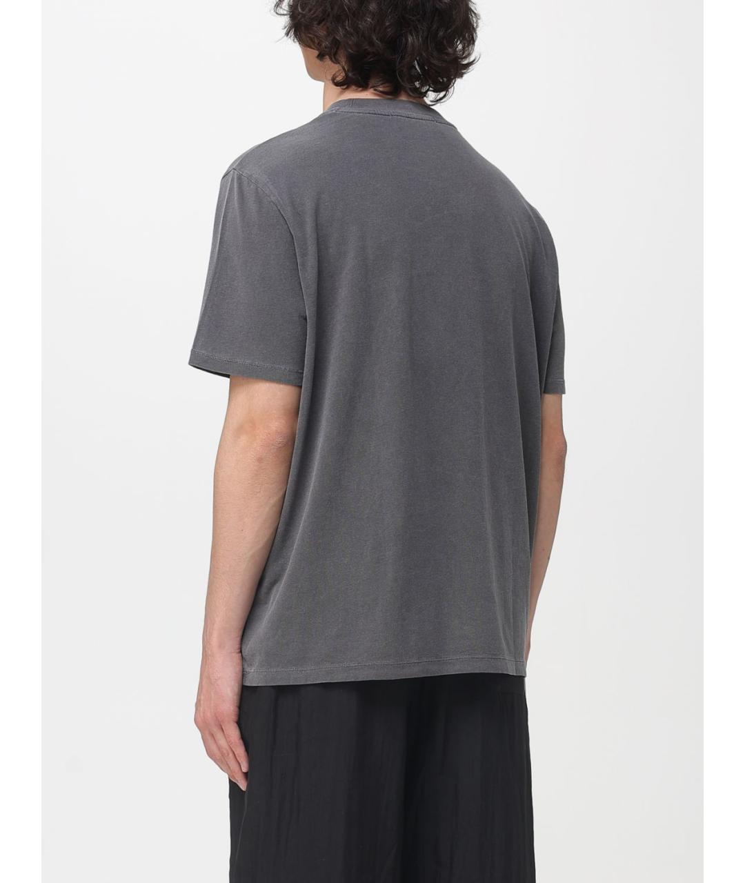 OUR LEGACY Черная хлопковая футболка, фото 3