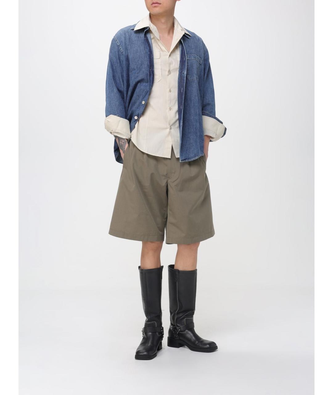 OUR LEGACY Хаки шорты, фото 2