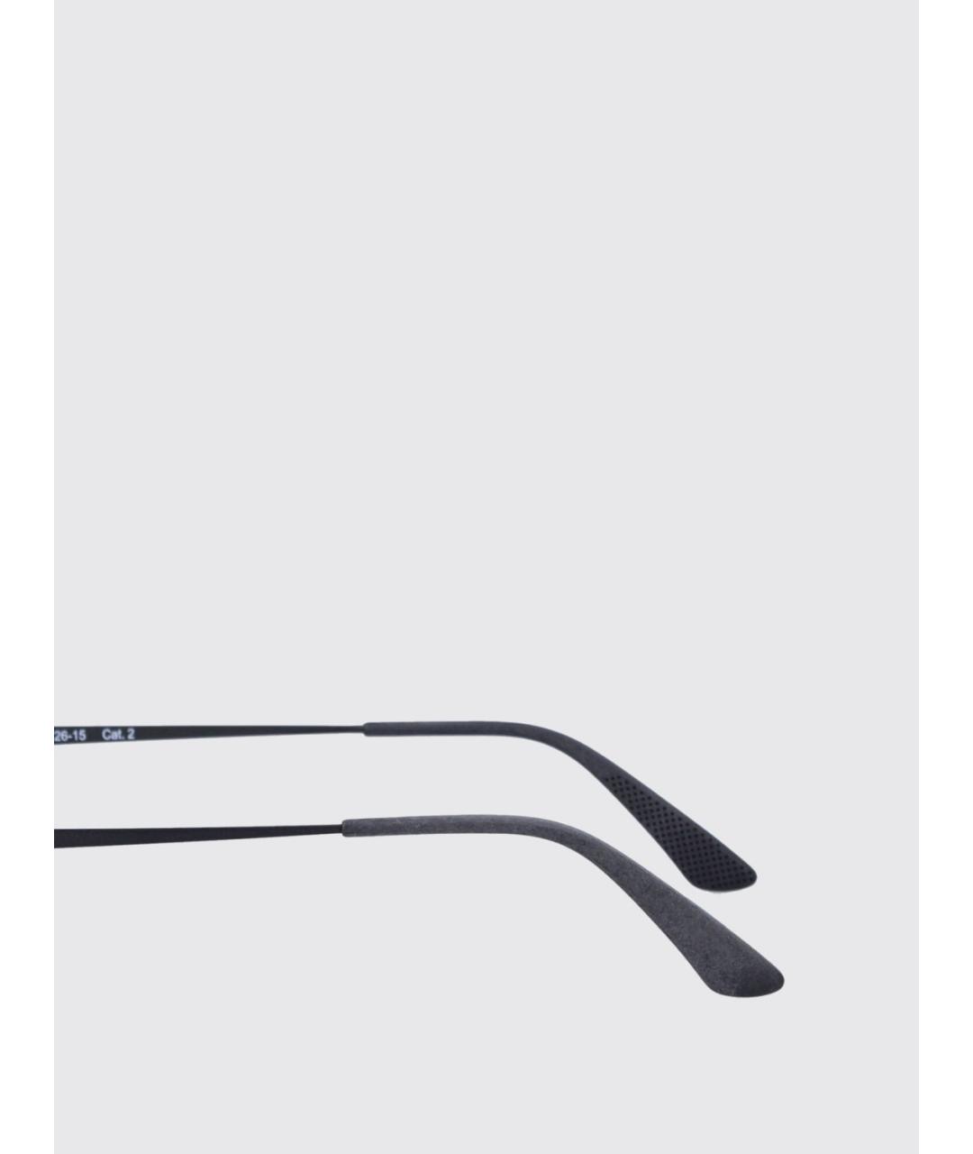 OUR LEGACY Зеленые металлические солнцезащитные очки, фото 3