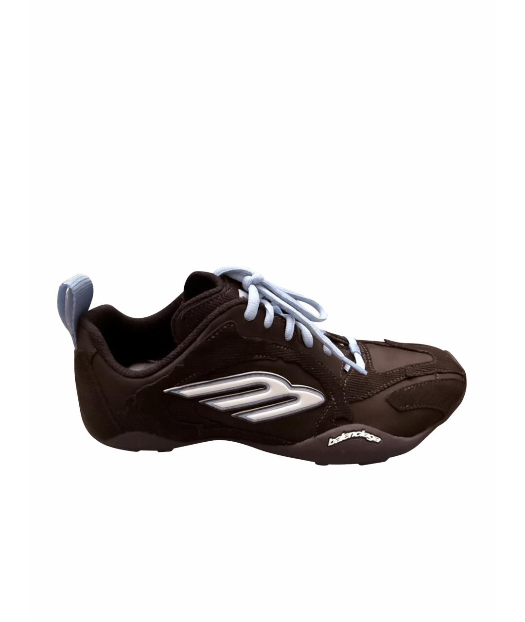 BALENCIAGA Коричневые кроссовки, фото 1