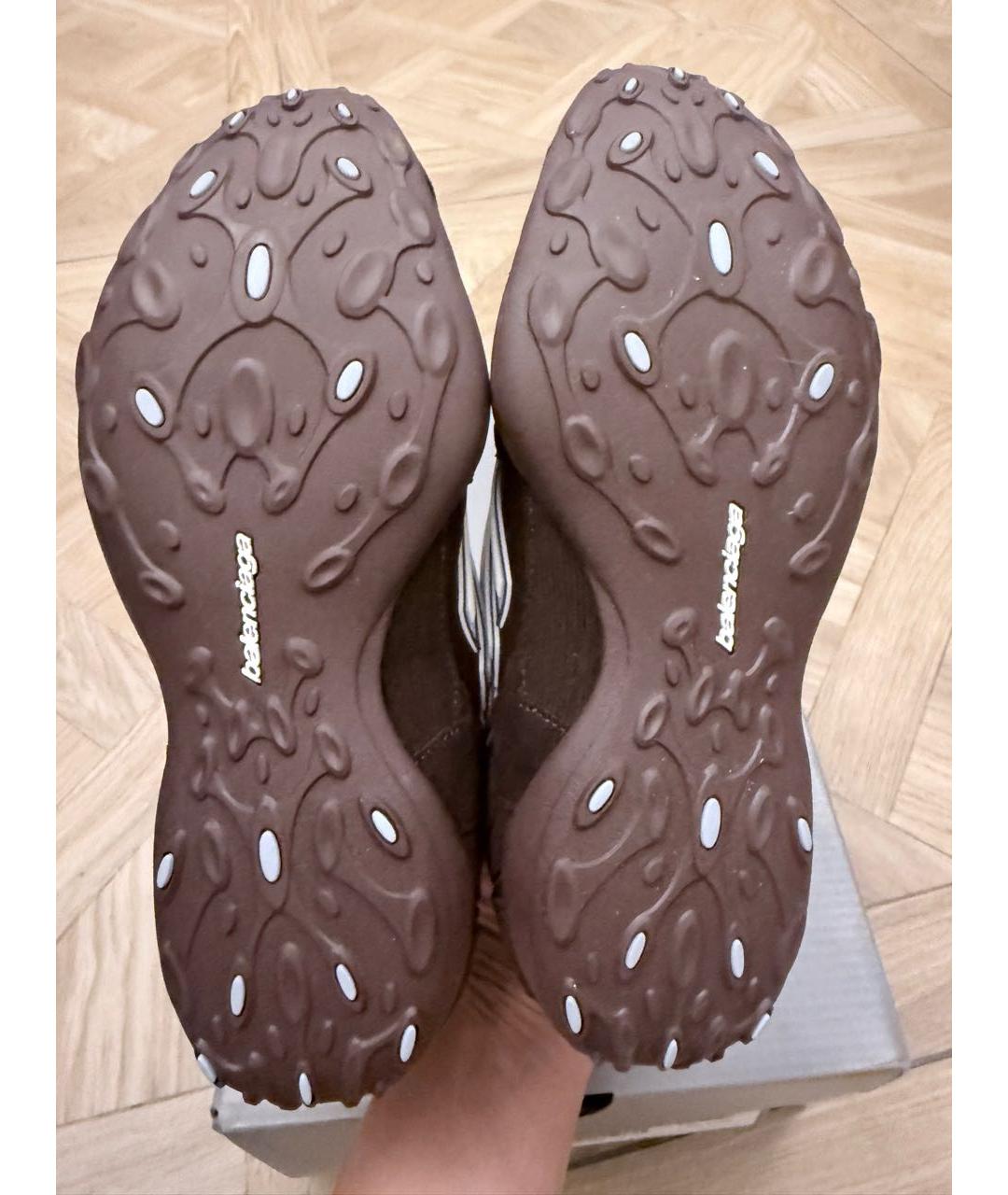 BALENCIAGA Коричневые кроссовки, фото 5