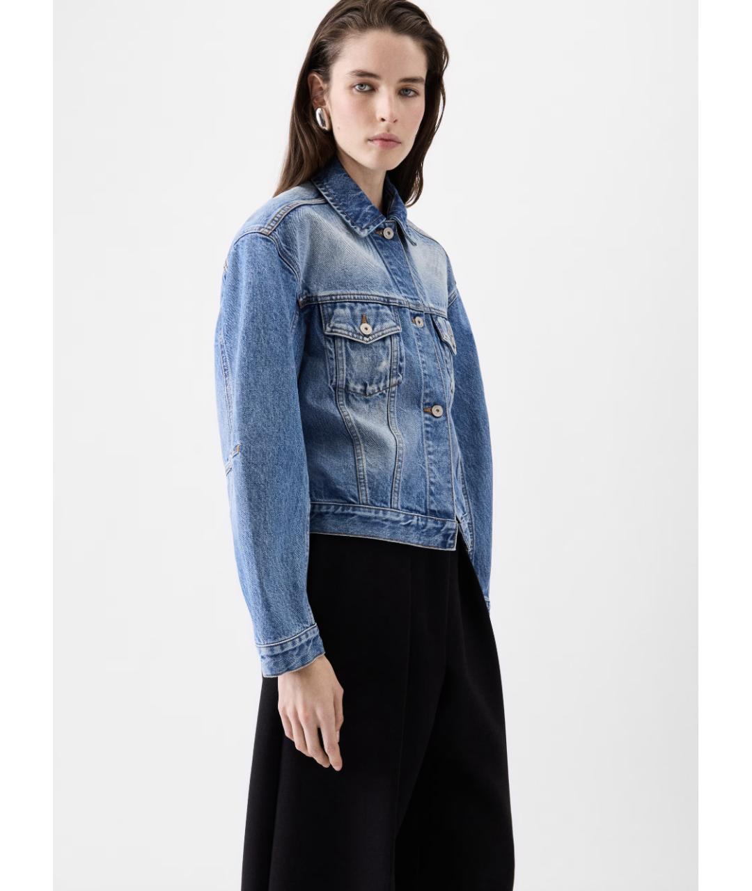 JACQUEMUS Синяя деним куртка, фото 3