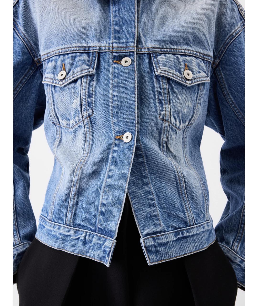 JACQUEMUS Синяя деним куртка, фото 4