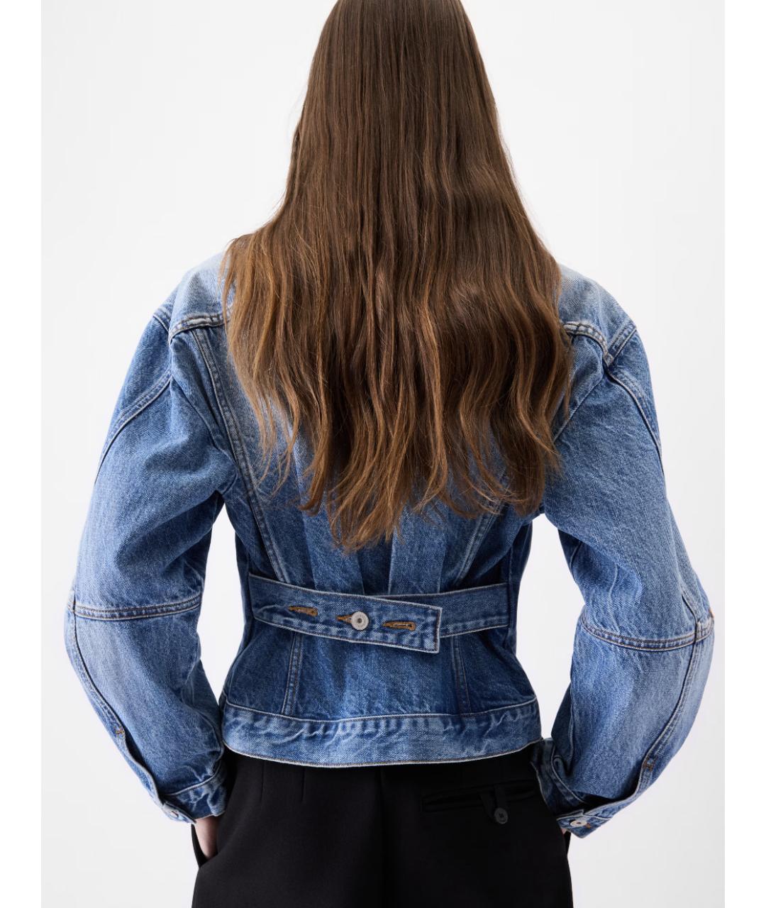 JACQUEMUS Синяя деним куртка, фото 5