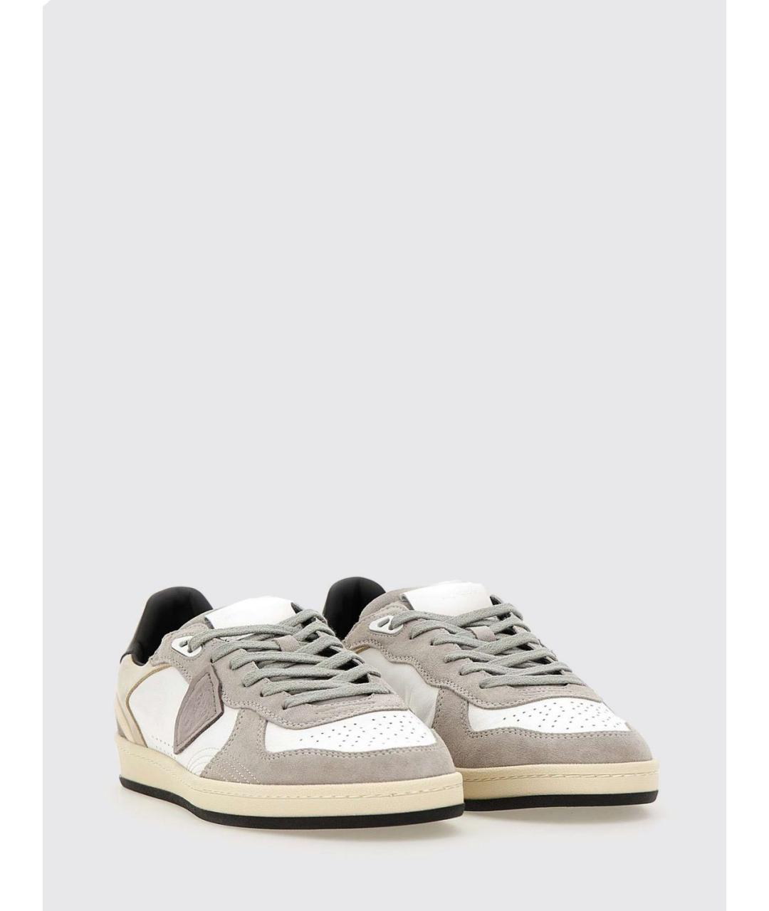 PHILIPPE MODEL Мульти кожаные низкие кроссовки / кеды, фото 2