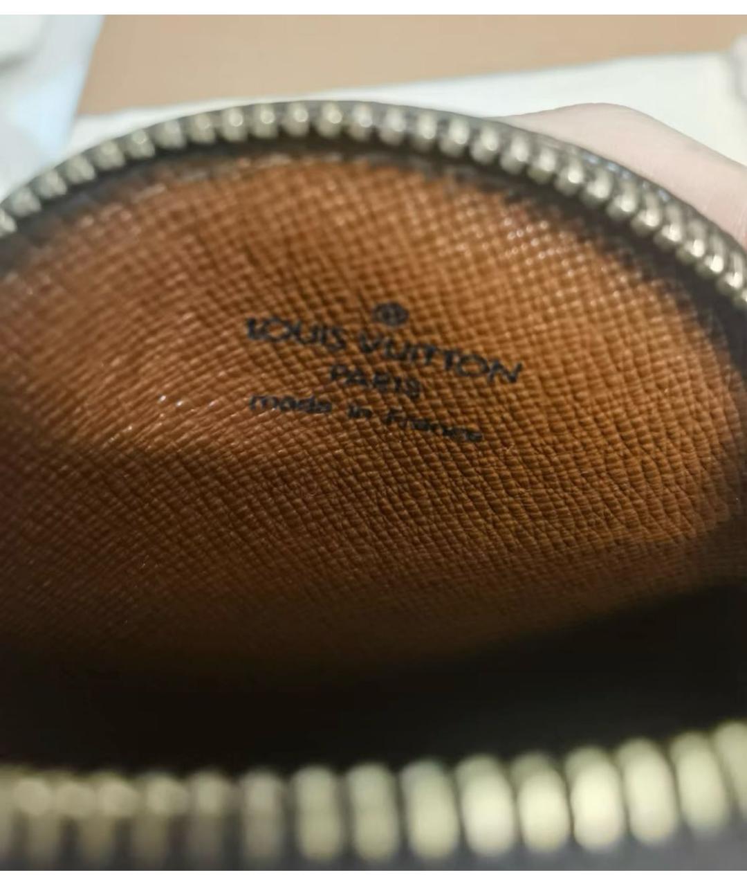 LOUIS VUITTON Коричневый кошелек, фото 7